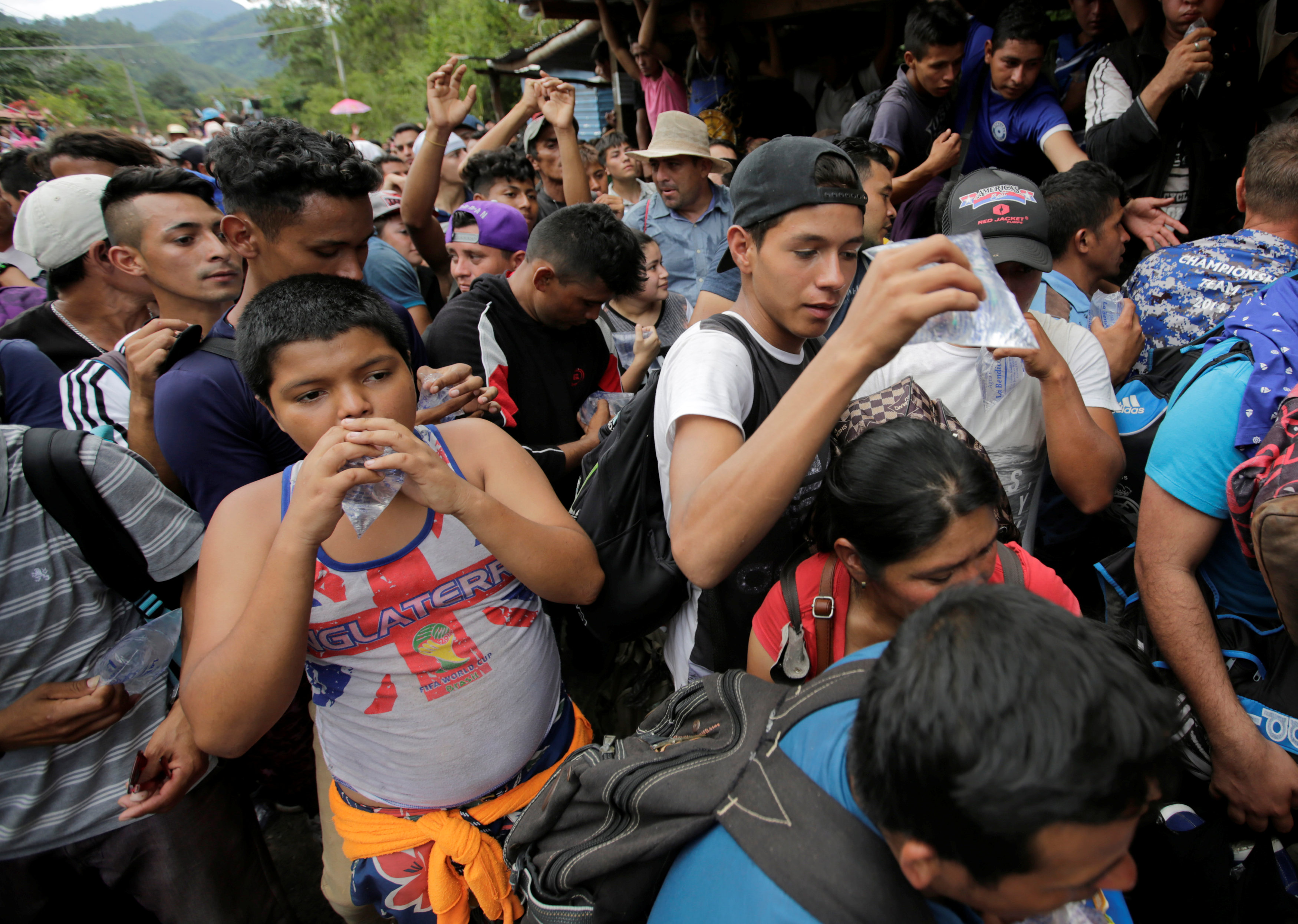 المهاجرون يصلون إلى جواتيمالا