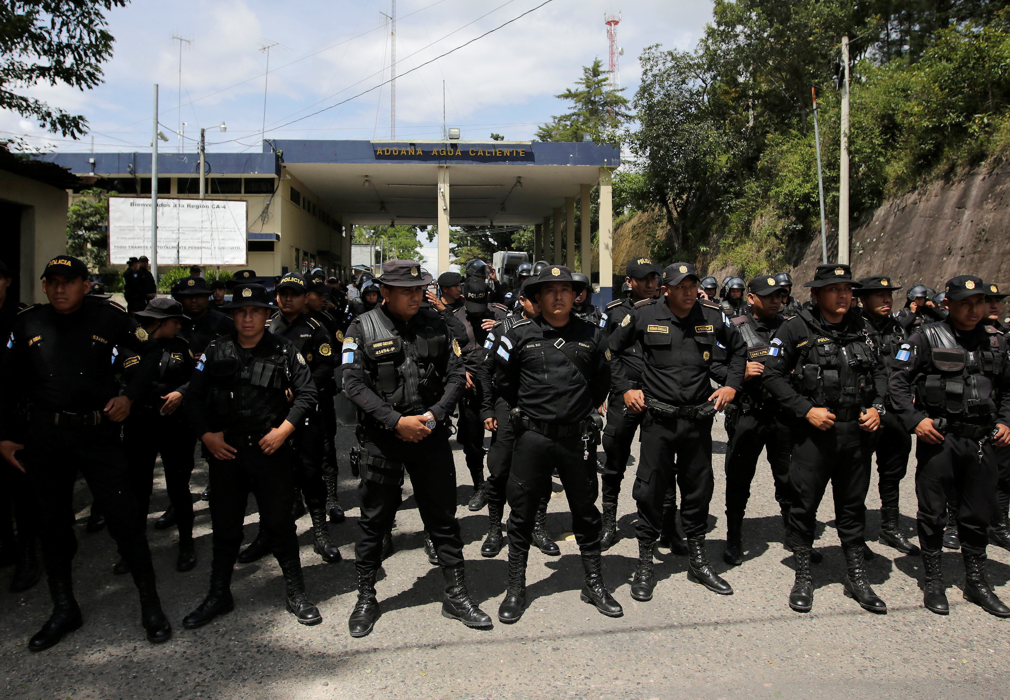 جانب من شرطة جواتيمالا