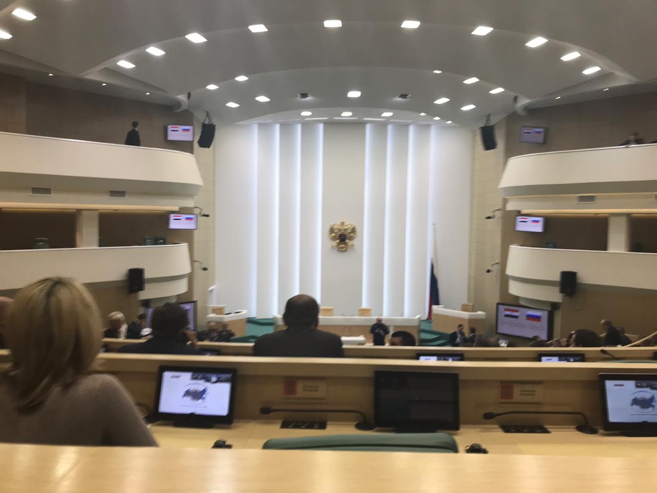 القاعة التى ستشهد كلمة السيسي بالغرفة العليا للبرلمان الروسى (3)