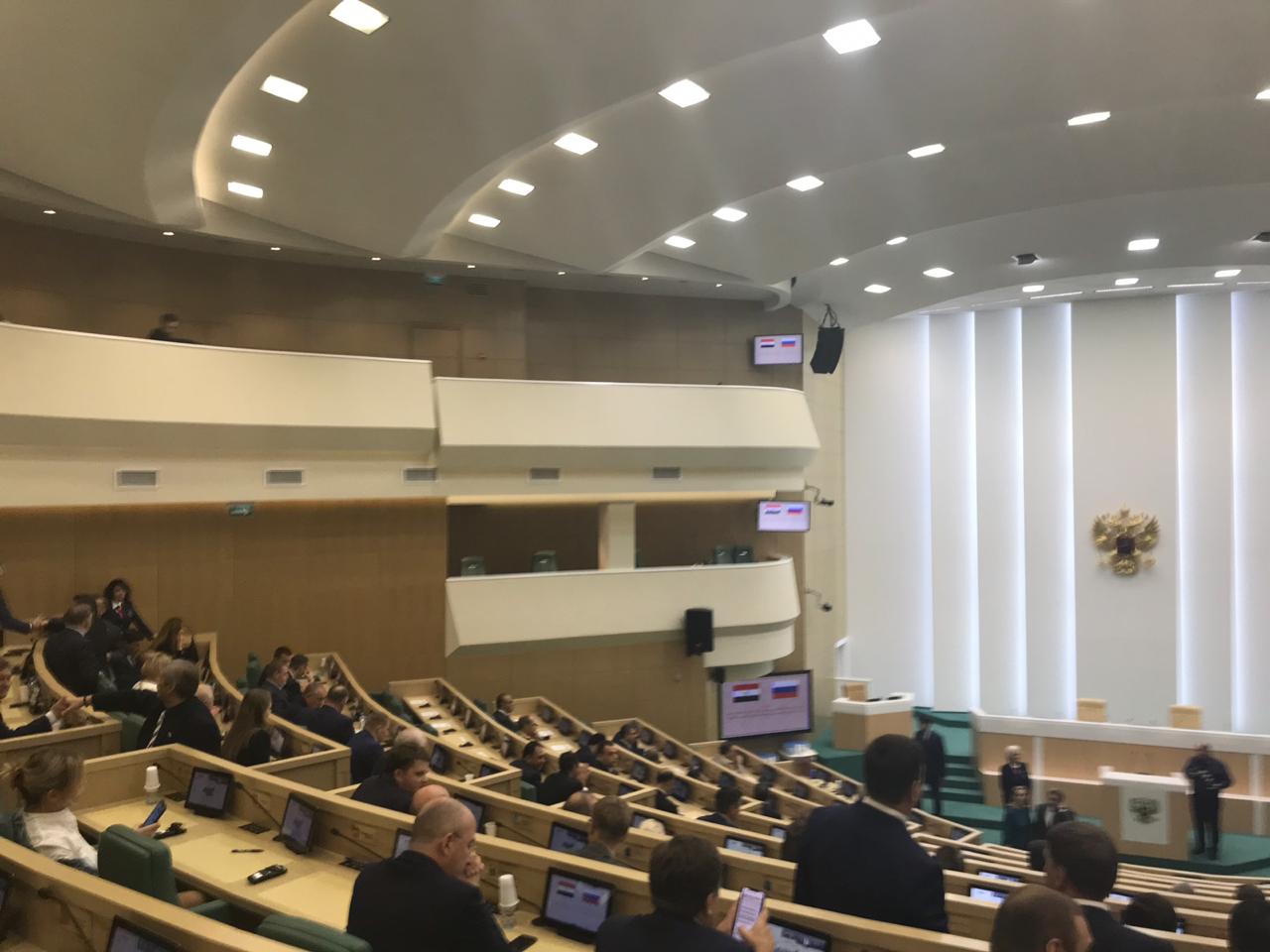 القاعة التى ستشهد كلمة السيسي بالغرفة العليا للبرلمان الروسى (4)