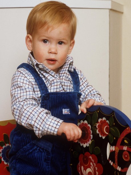 الأمير هارى فى طفولته