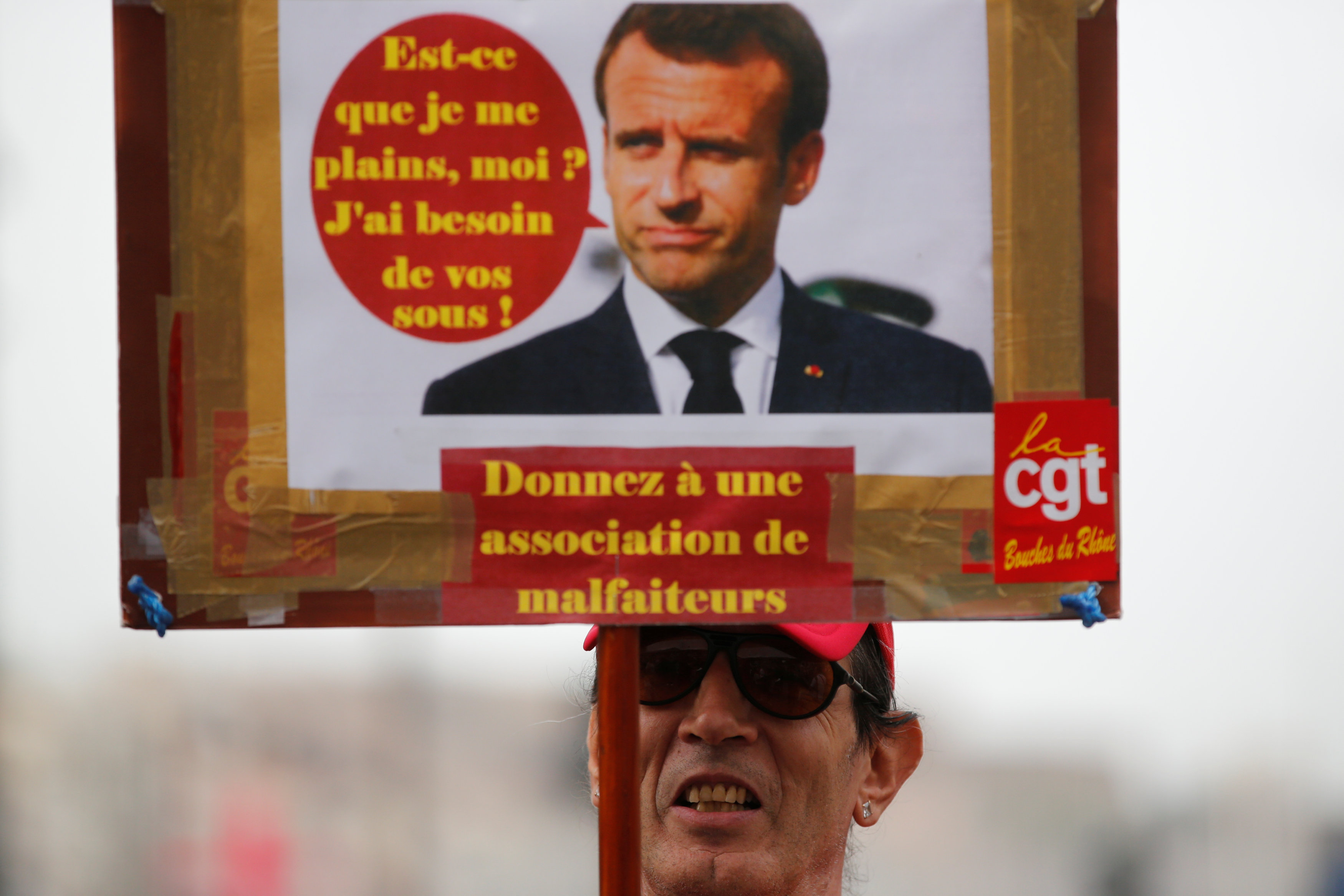 المتقاعدون فى فرنسا يتظاهرون ضد إصلاحات الحكومة (6)
