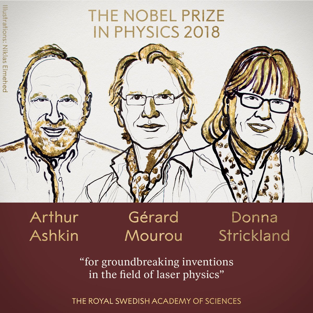 الفائزون بجائزة نوبل فى الفيزياء