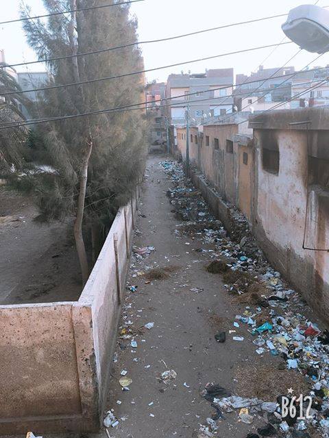 القمامة بجوار المساكن الشعبية (1)