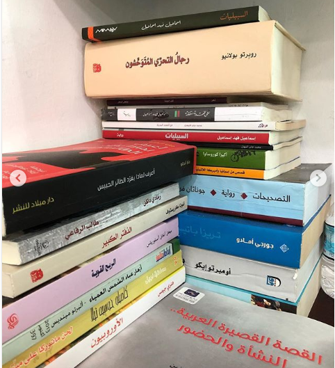 واسينى الأعرج يزور مكتبة مؤسس الرواية فى الكويت إسماعيل فهد إسماعيل (7)