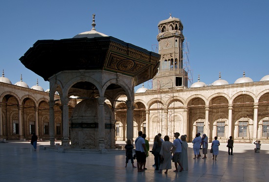 فناء مسجد محمد علي