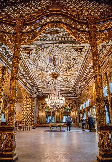 القاعة الذهبية بقصر محمد على