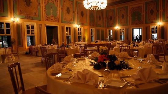 حفل زفاف داخل قصر المانسترلى ـ الصورة لسارة حجازي