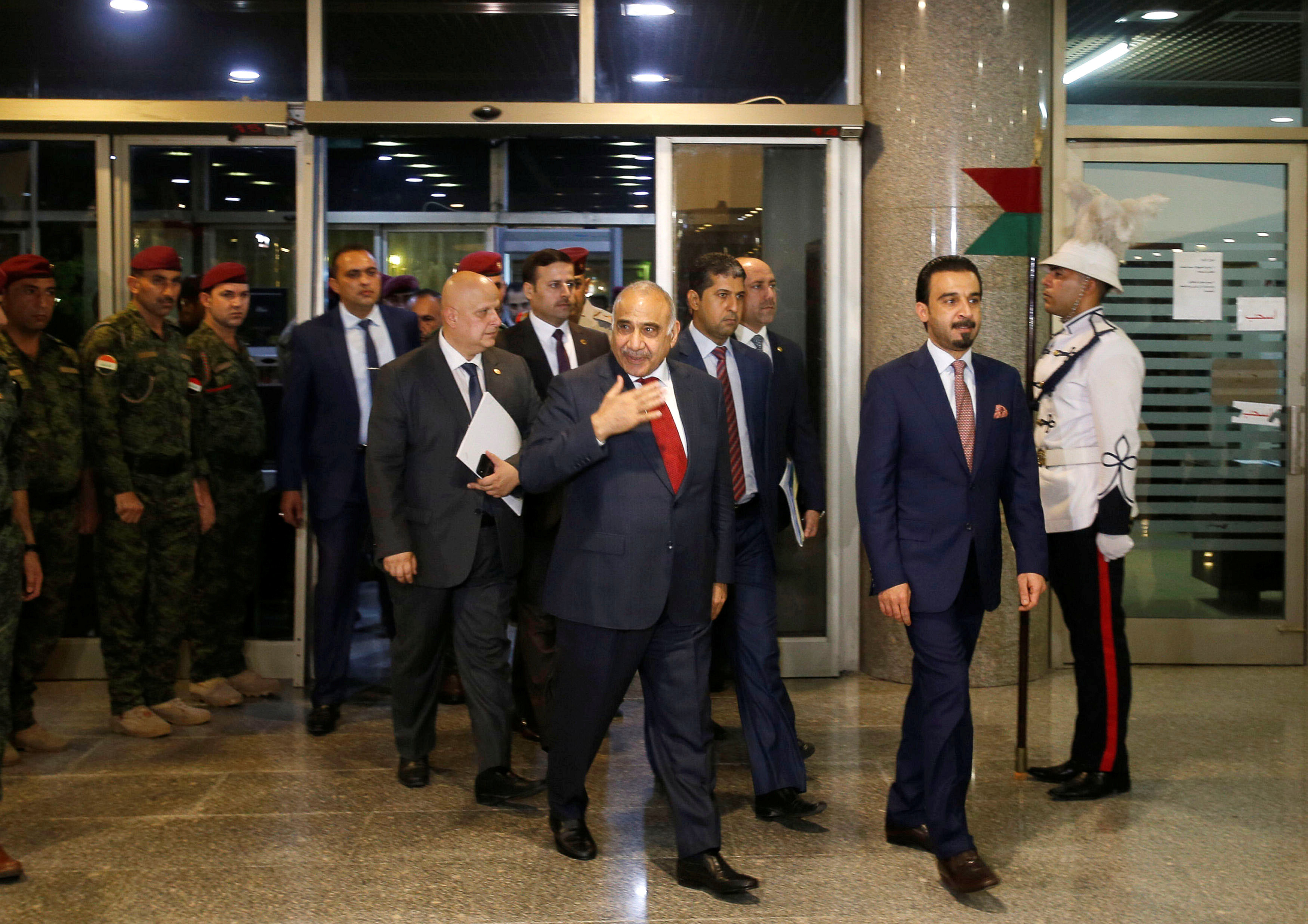 وصول رئيس الوزراء العراقى عادل عبد المهدى