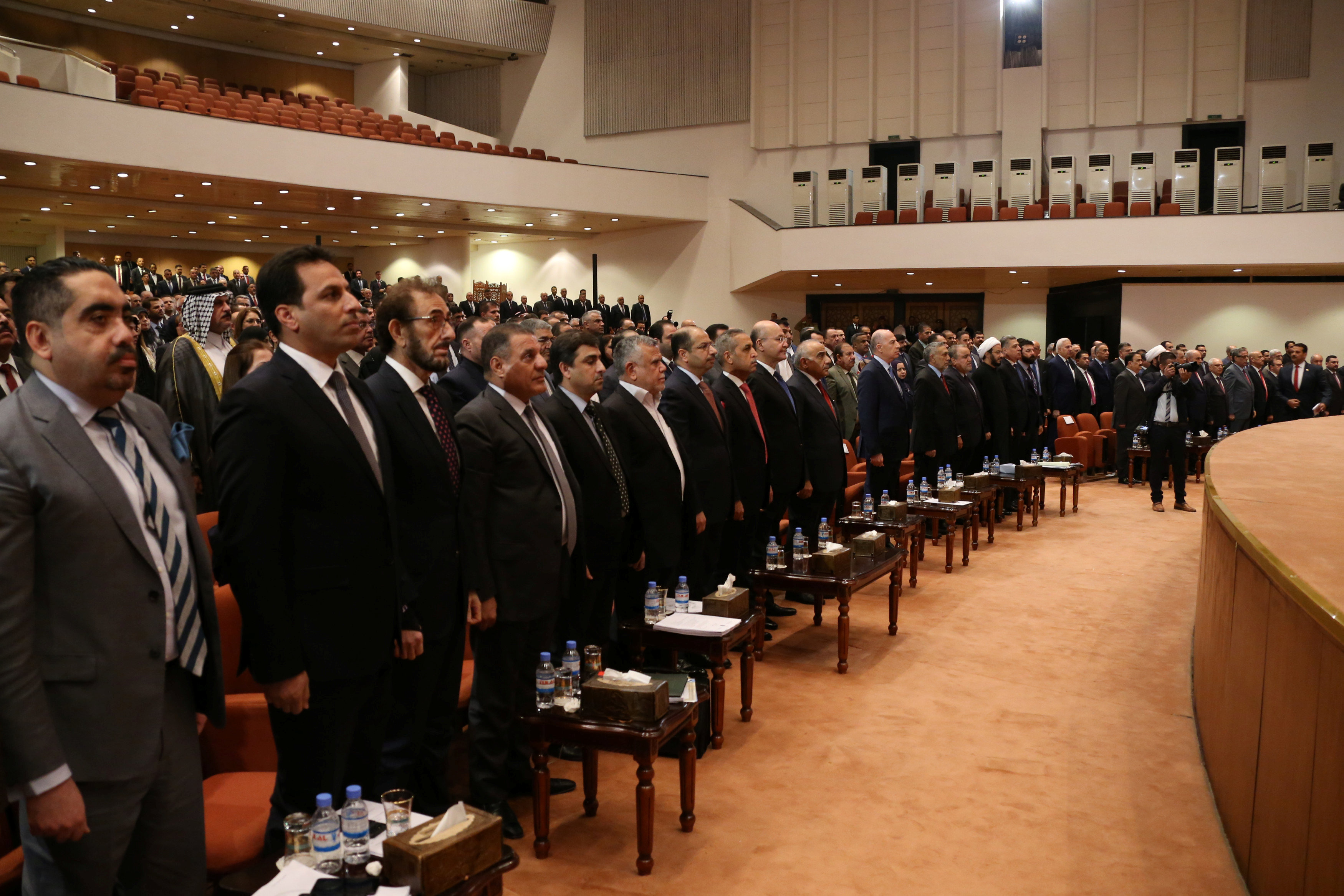 مراسم حلف الحكومة العراقية الجديدة اليمين