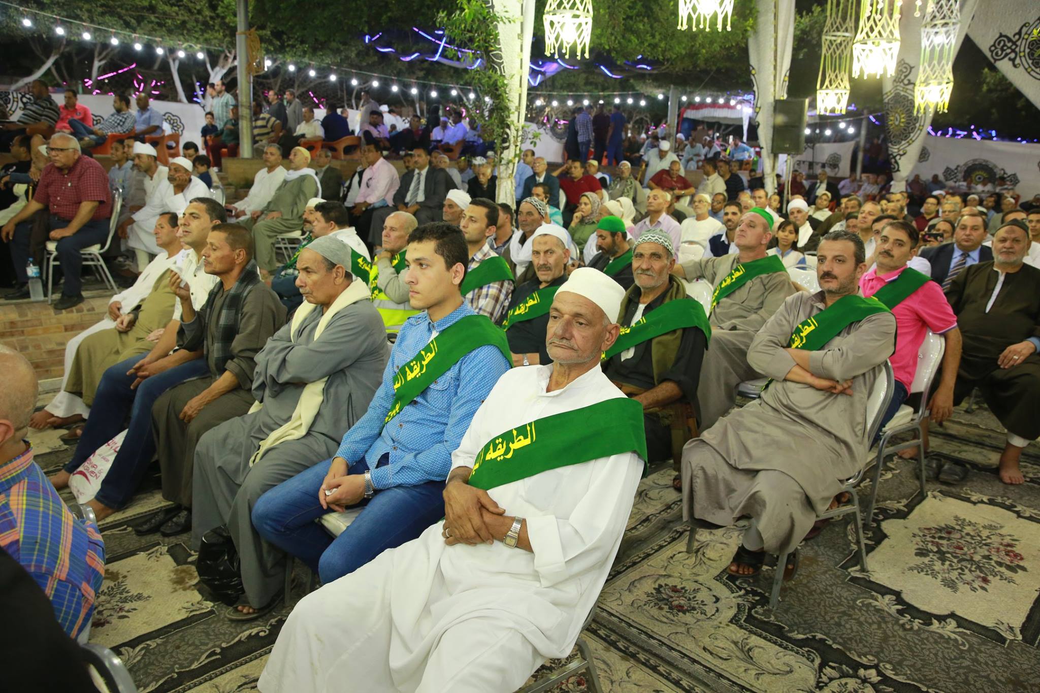 محافظ كفر الشيخ يشهد احتفال الطرق الصوفية بالمولد الإبراهيمى (25)