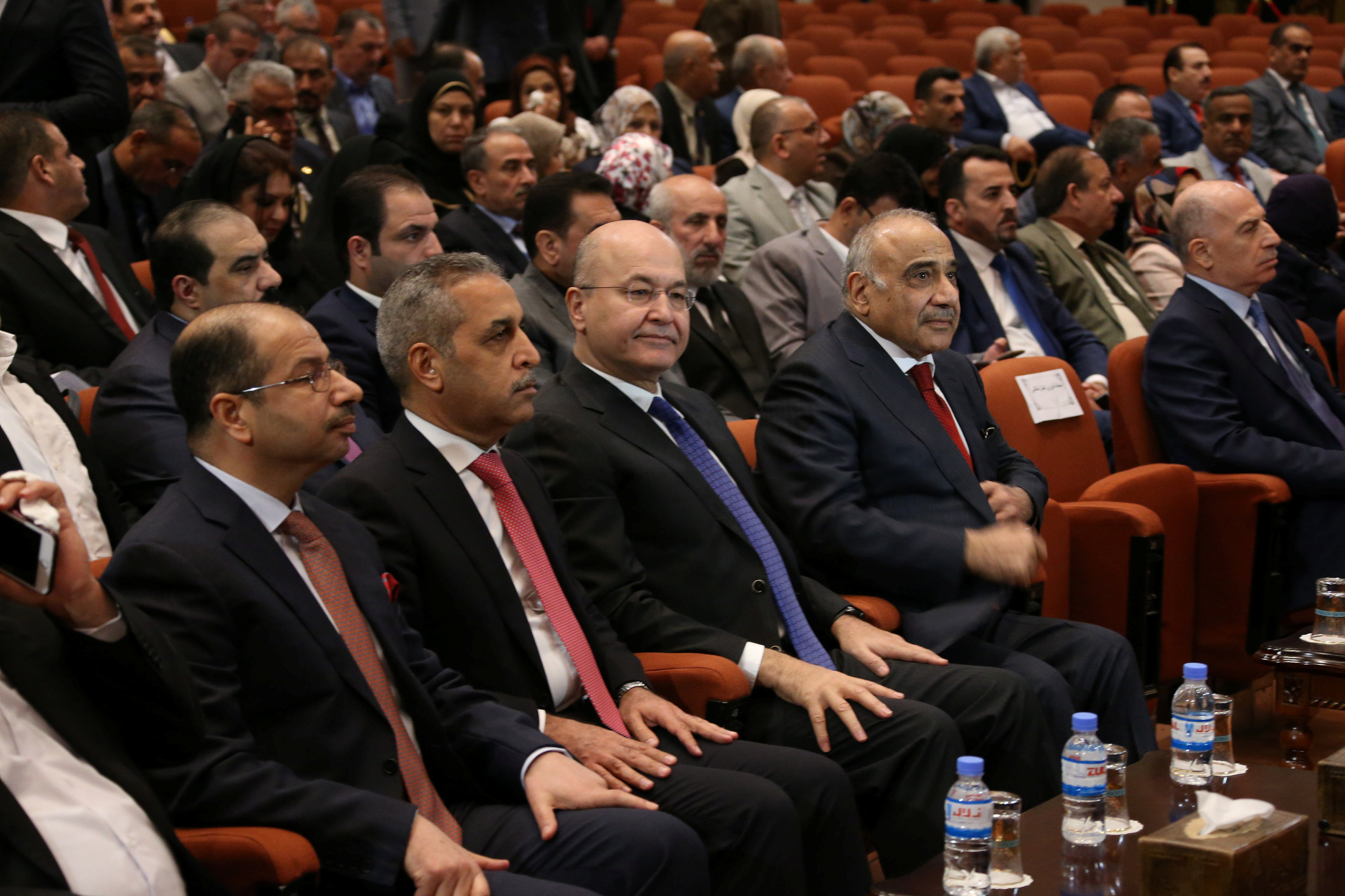 حضور الرئيس العراقى برهم صالح