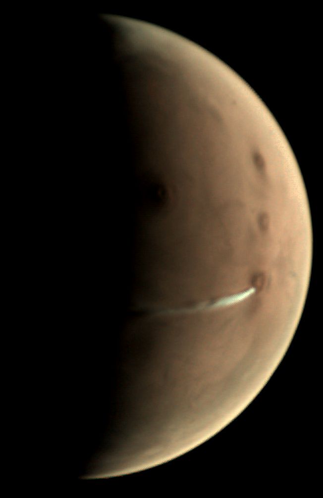 السحابة على كوكب المريخ