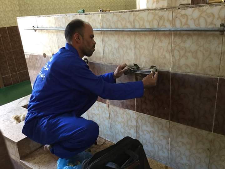 تركيب صنابير موفرة للمياه داخل 150 مسجدا فى بنى سويف  (5)