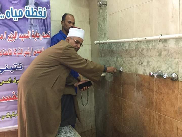 تركيب صنابير موفرة للمياه داخل 150 مسجدا فى بنى سويف  (7)