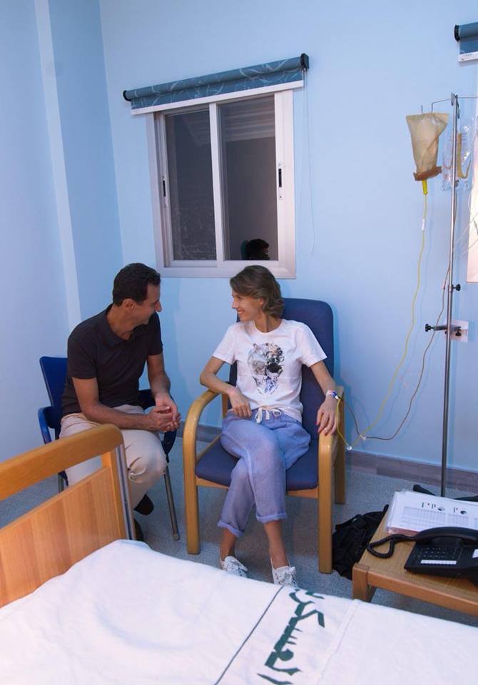 59313-الرئيس-السورى-بشار-الأسد-وزوجته-فى-المستشفى