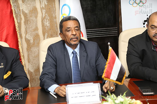 توقيع بروتوكول تعاون بين اللجنة الأولمبية المصرية والسودانية (8)
