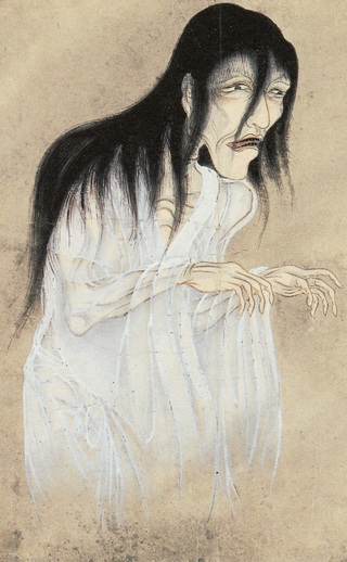 لوحة لفنان يابانى تشبه وصف الأساطير الريفية لأم الشعور