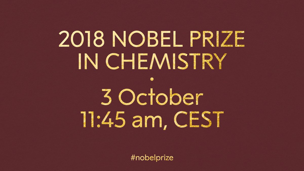 Nobel Prize in Chemistry 2018