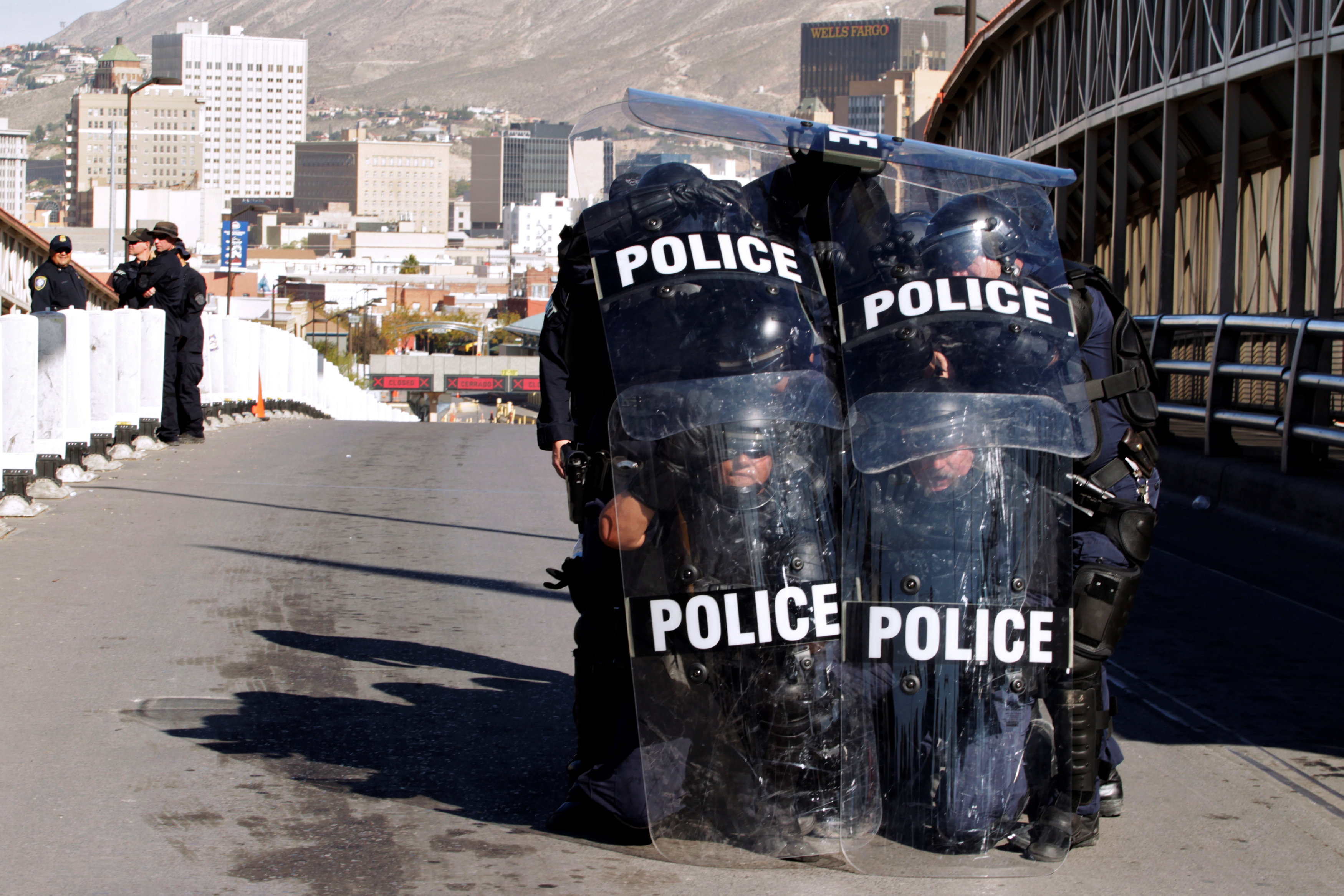 جانب من الشرطة المكسيكية