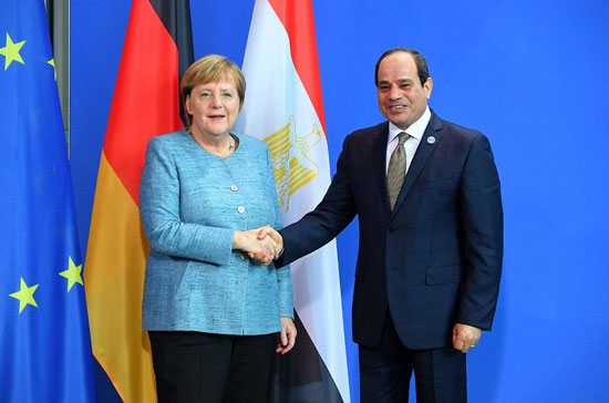 السيسى وميركل (8)