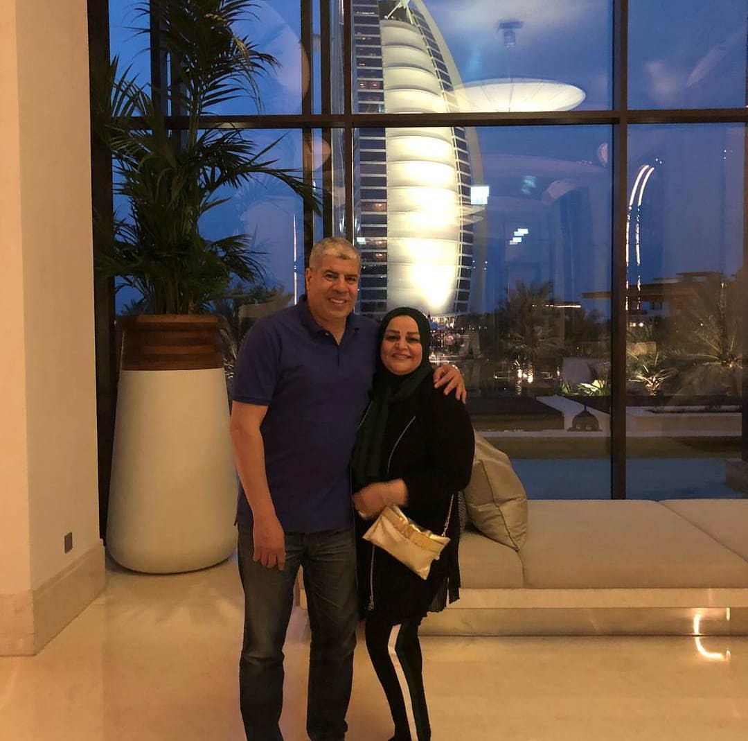 أحمد شوبير و زوجته فى دبى