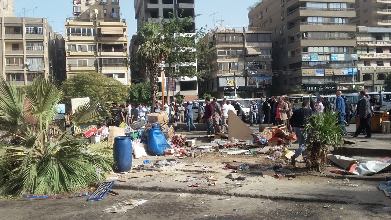 حملة مكبرة لرفع إشغالات الألف مسكن بحضور نائب محافظ القاهرة (5)