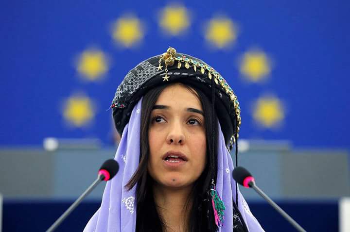 نادية مراد الفائزة بجائزة نوبل للسلام 2018 هزمت داعش