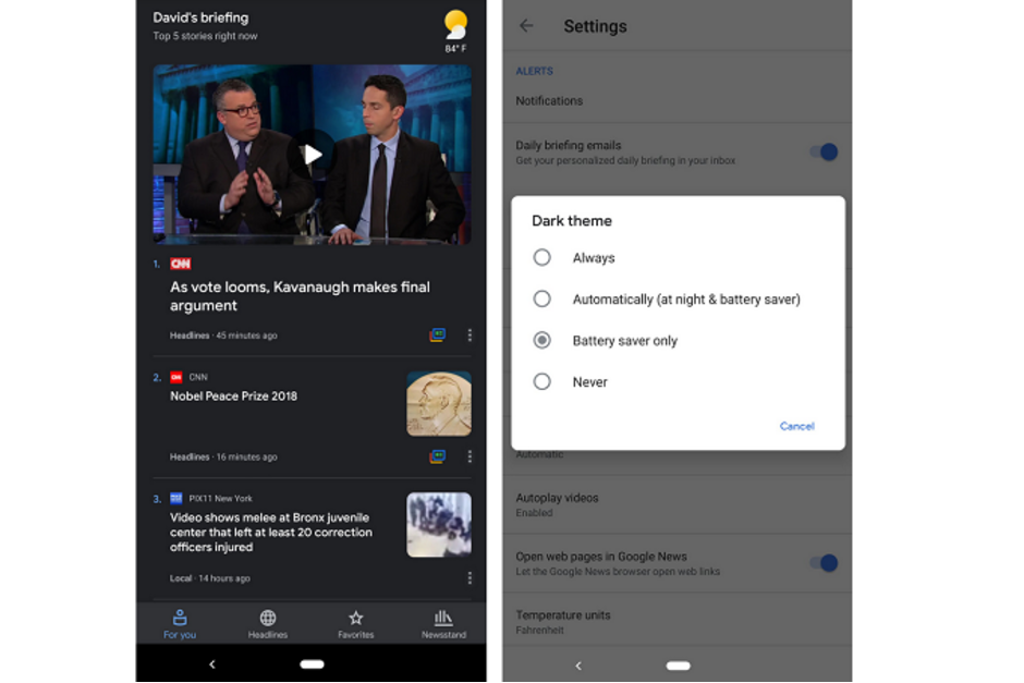 Google-News-app-starts-receiving-Dark-Theme