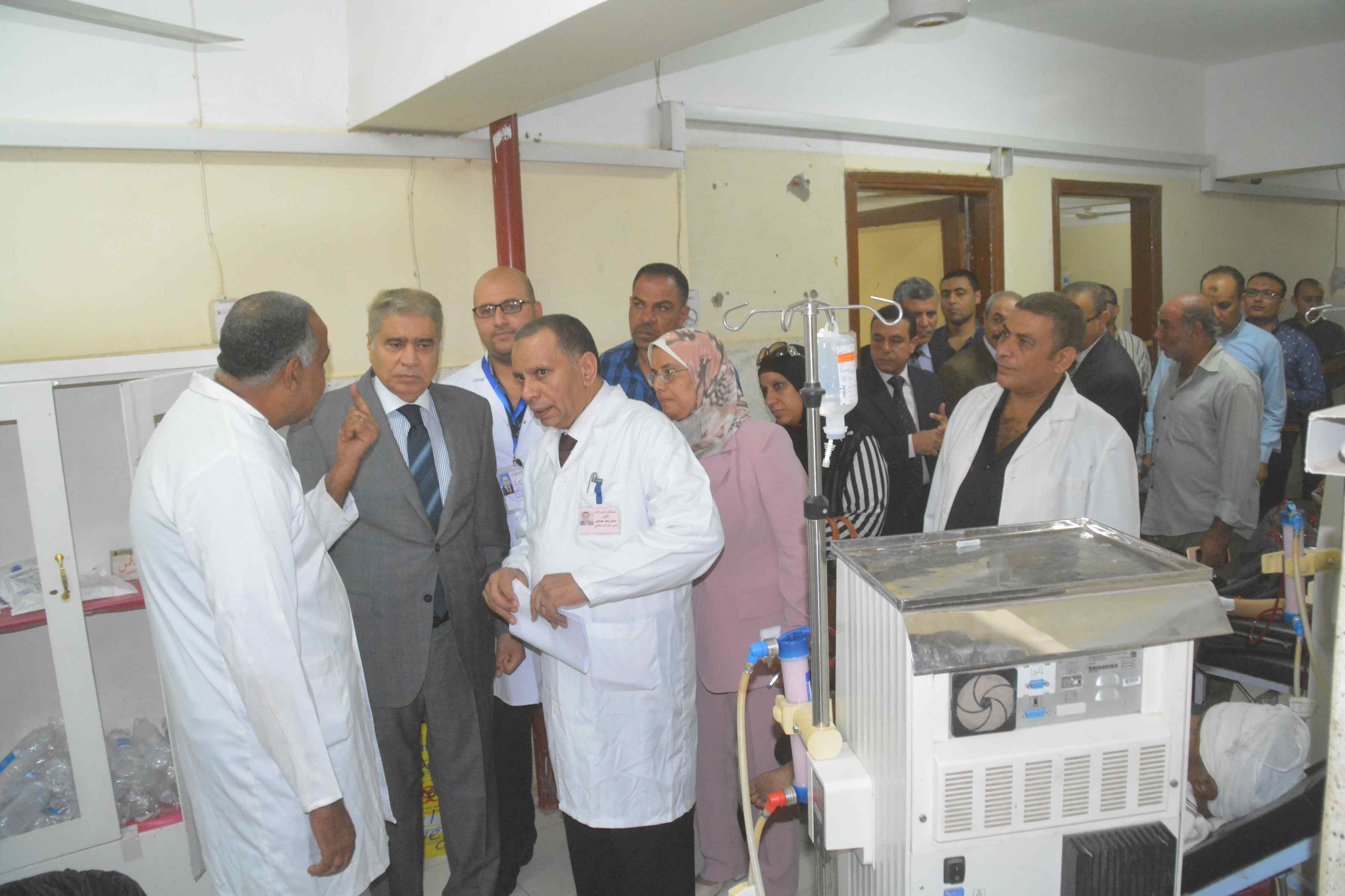 محافظ المنيا يتفقد مستشفى ملوى  (7)