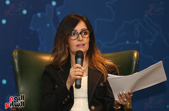 مؤتمر الصحفى لوزيرة السياحة الدكتورة رانيا المشاط ، الحملة الترويجية للسياحة المصرية (20)