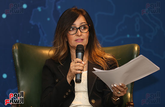 مؤتمر الصحفى لوزيرة السياحة الدكتورة رانيا المشاط ، الحملة الترويجية للسياحة المصرية (21)