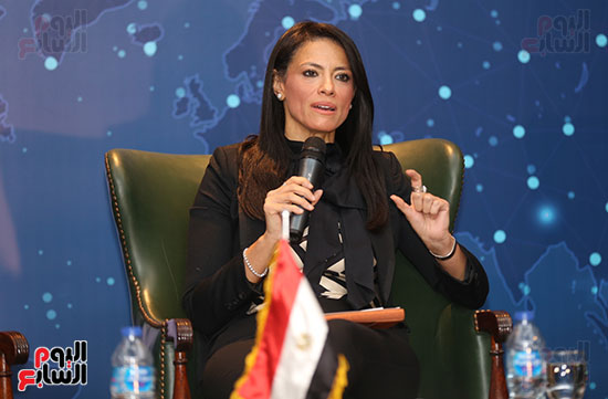 مؤتمر الصحفى لوزيرة السياحة الدكتورة رانيا المشاط ، الحملة الترويجية للسياحة المصرية (26)