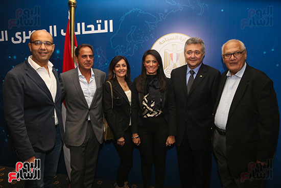 مؤتمر الصحفى لوزيرة السياحة الدكتورة رانيا المشاط ، الحملة الترويجية للسياحة المصرية (30)