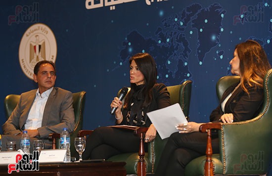 مؤتمر الصحفى لوزيرة السياحة الدكتورة رانيا المشاط ، الحملة الترويجية للسياحة المصرية (10)
