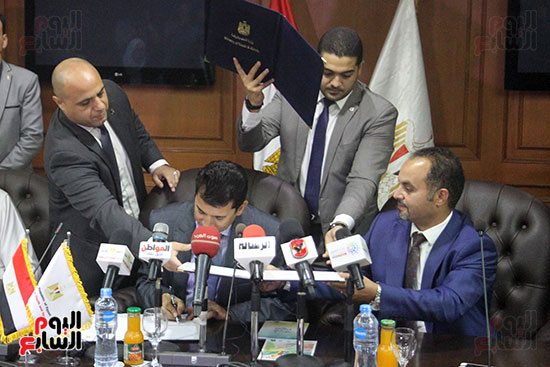 صور توقيع بروتوكول تعاون مع مصر الخير وأجيال مصر (7)