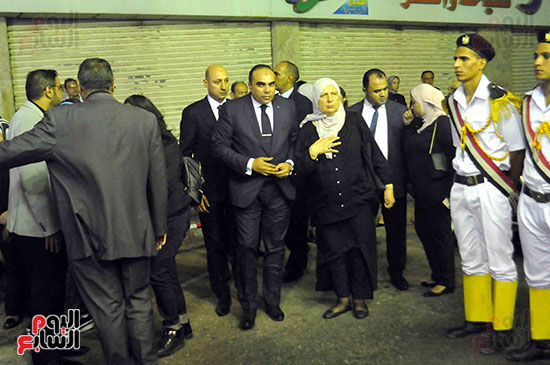 رئيس محكمة استئناف القاهرة يتلقى العزاء فى وزير العدل الأسبق (21)