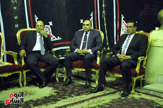 رئيس محكمة استئناف القاهرة يتلقى العزاء فى وزير العدل الأسبق (5)