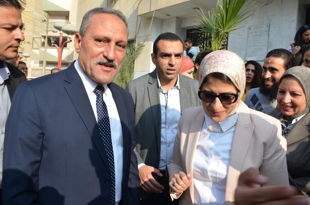 وزيرة الصحة تتفقد مستشفيات الإسماعيلية (4)