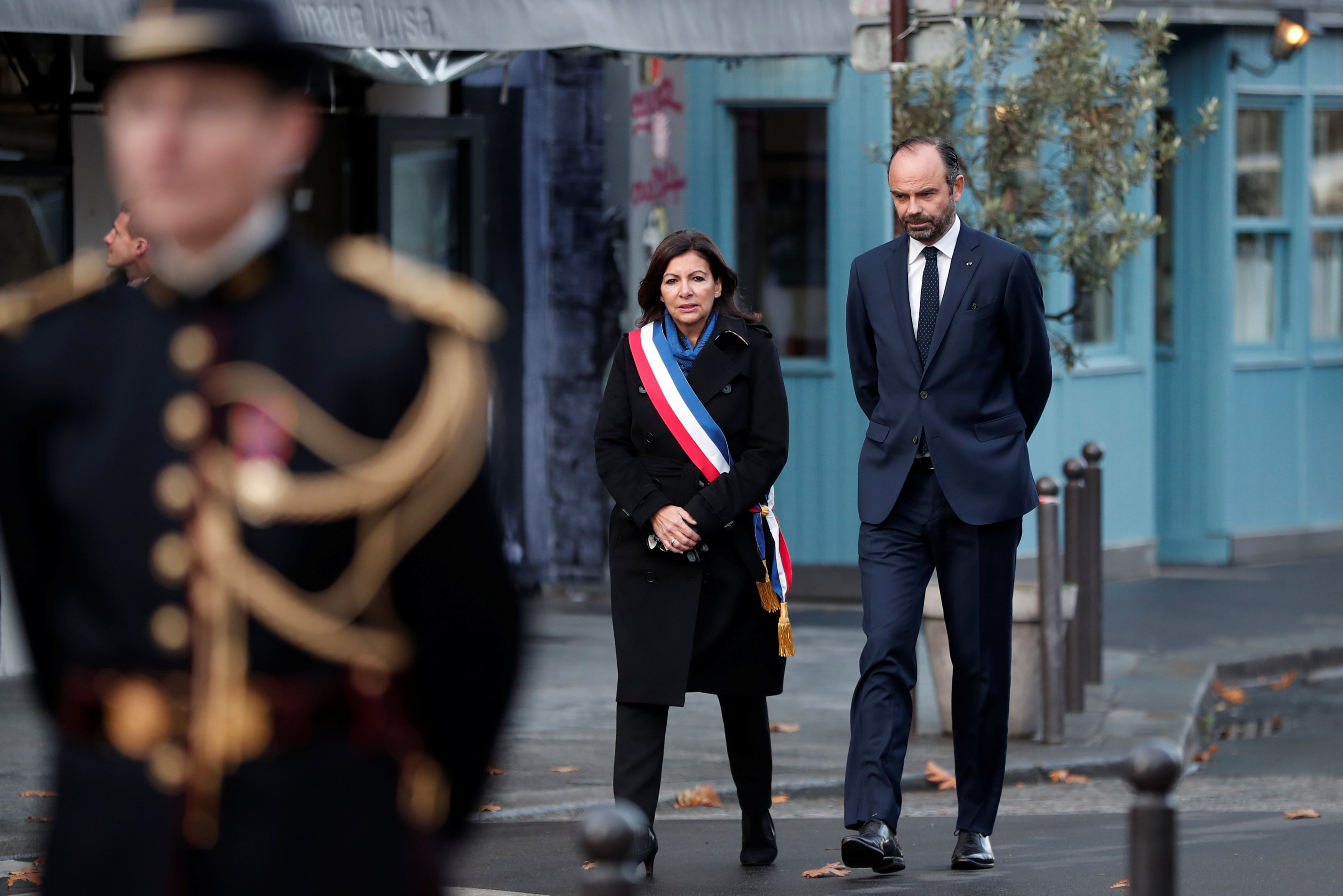 رئيس الوزراء الفرنسى وعمدة باريس