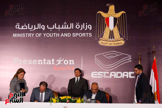 توقيع بروتوكولين تعاون بين بريزنتشن ووزارة الشباب و الرياضه  (1)