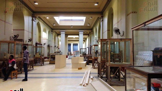 تجهيزات-المتحف-المصرى-لاحتفالية-مرور-116-عاما-على-افتتاحه-(14)