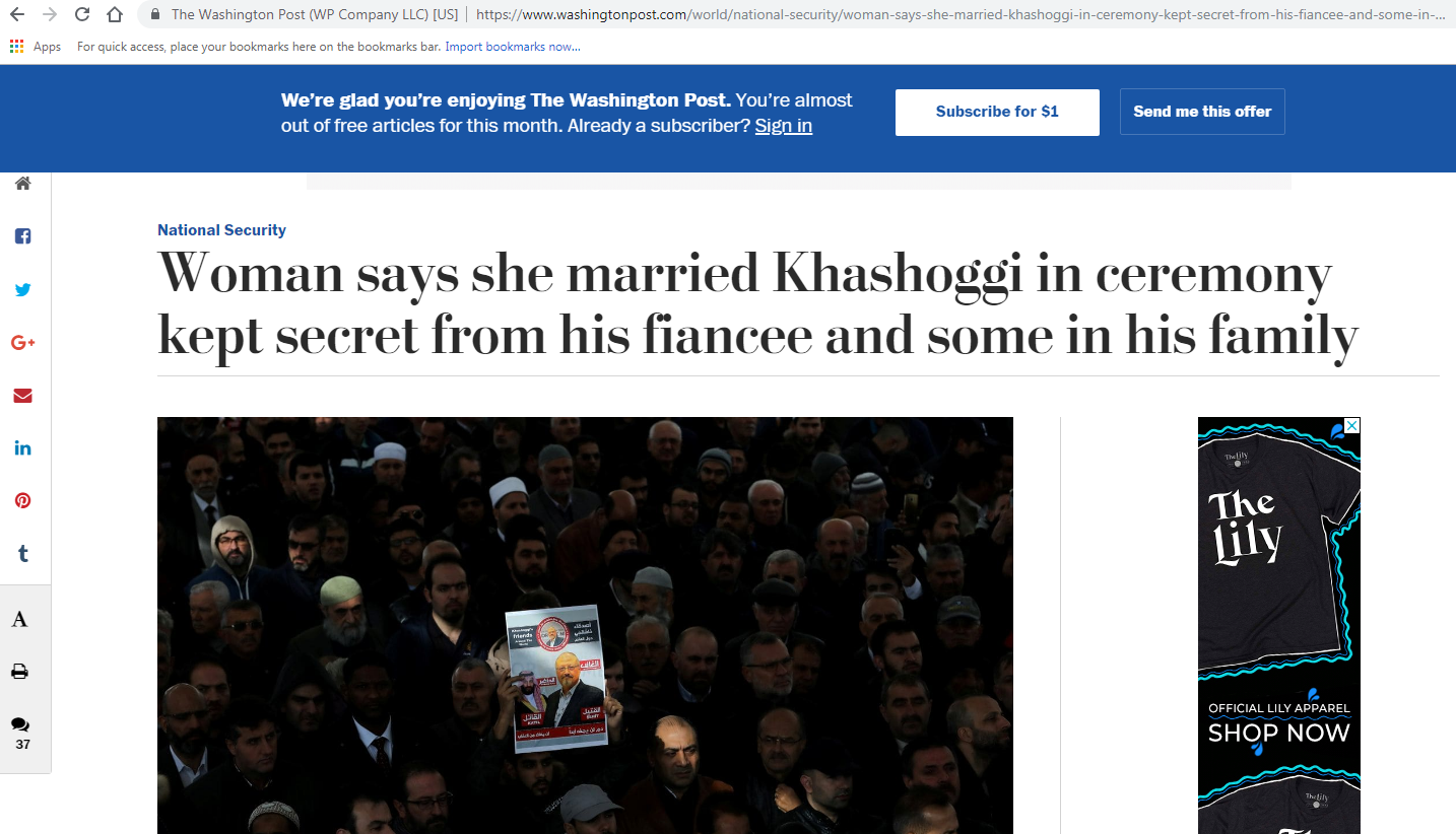 washington post Khashoggi