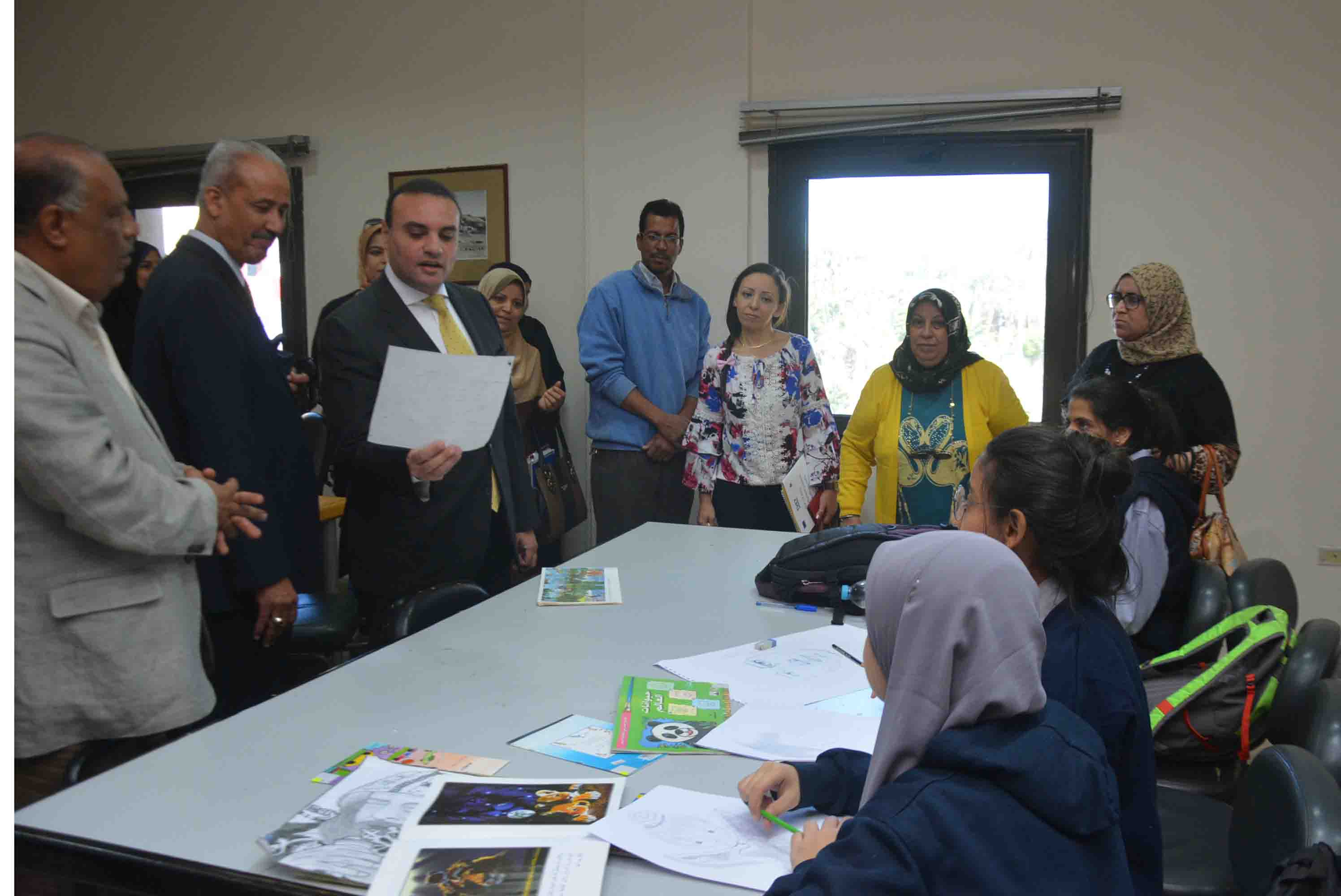 نائب محافظ الأقصر يفتتح برنامج دعم وتطوير التعليم الفني والتدريب المهني بمكتبة مصر العامة (4)
