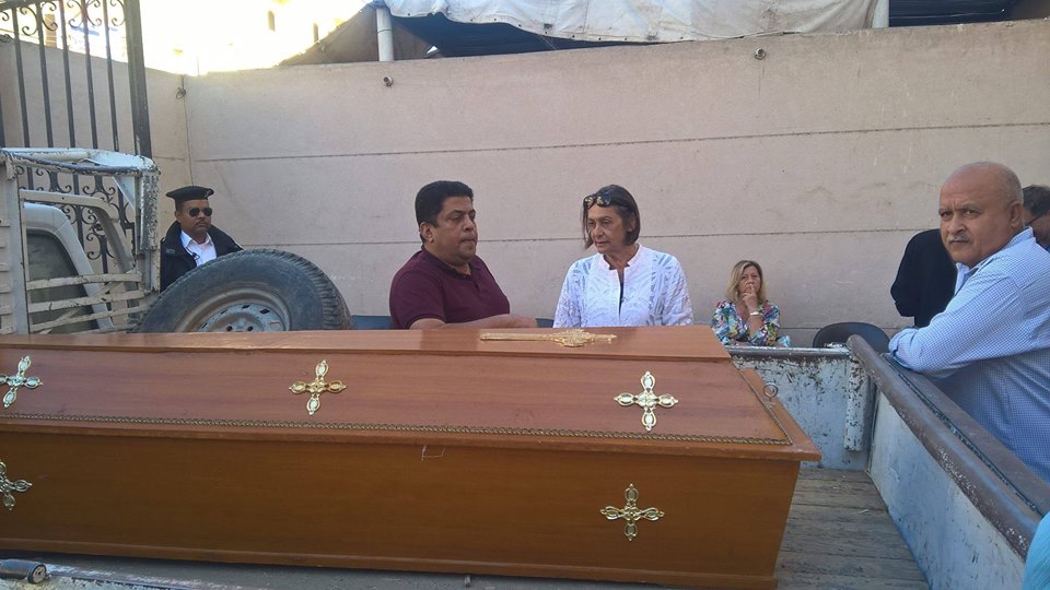 جنازة السائحة الفرنسية كاترين أنطوان عاشقة مصر (1)