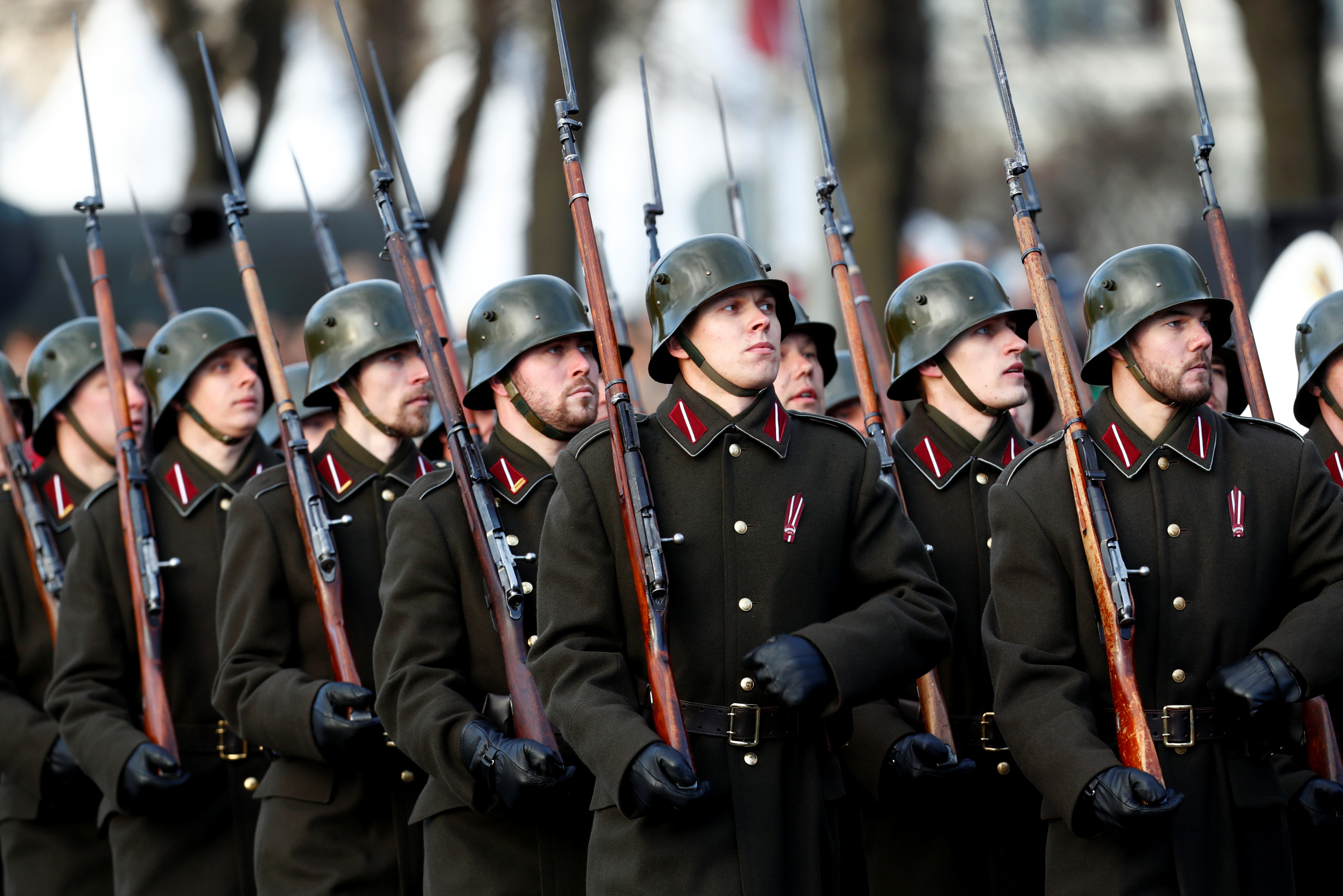جنود لاتفيا