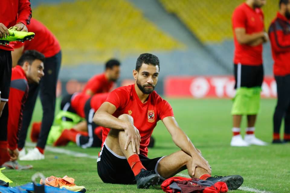 مران الأهلى قبل مباراة النهائى مع تونس (2)