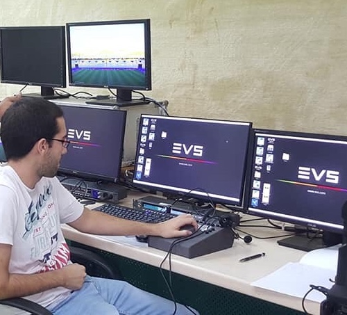 غرفة تقنية الفيديو فى برج العرب