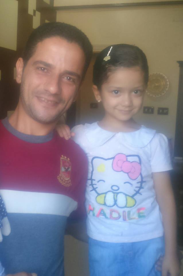 لورا مع والدها صابر سعيد فازورة