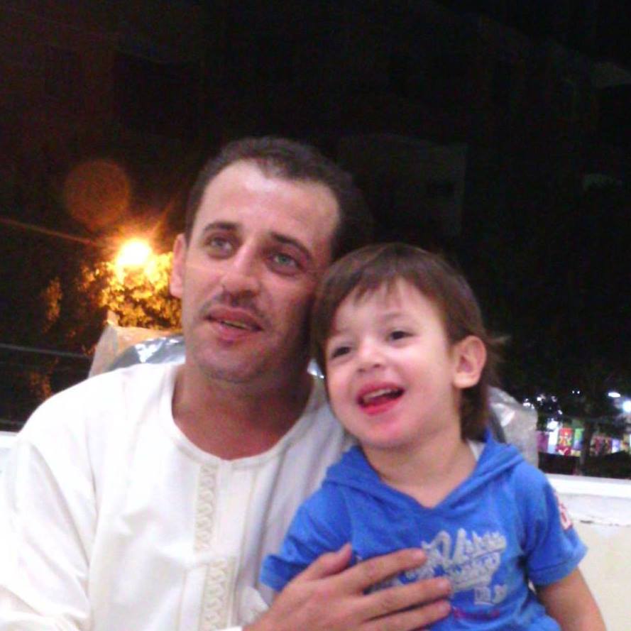 عبد السلام مع والده محمد عبد السلام حافظ